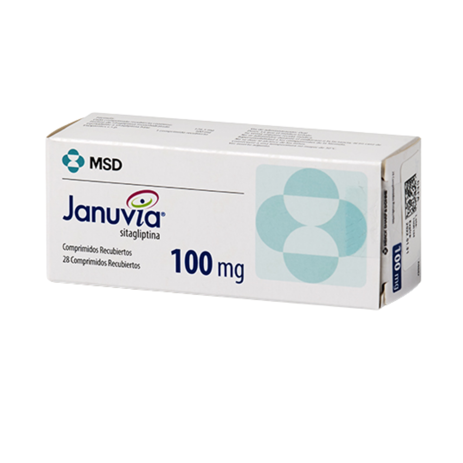 Januvia 100 mg Via Oral 28 Recub