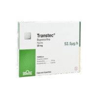 Transtec Buprenorfina parche 30 mg (52.5 µg/h) C/ 4 parches 25% de descuento