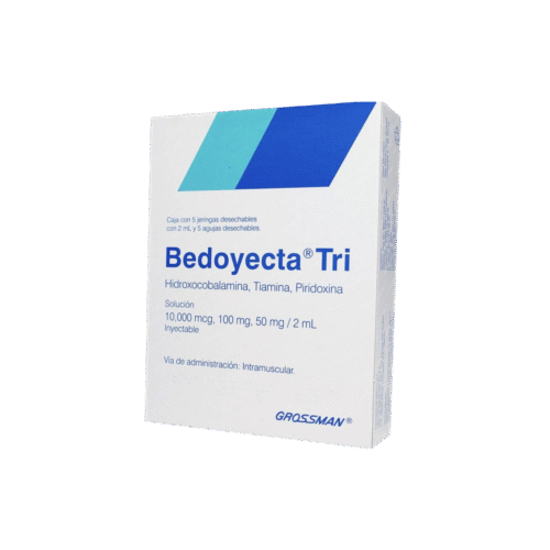 Bedoyecta Tri  Solución Inyectable (5 jeringas, 2 mL cada una)