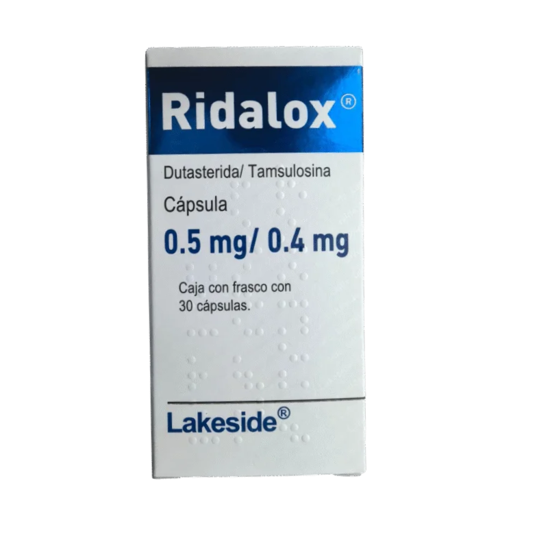 Ridalox. Dutasterida/tamsulosina 0.5 mg/0.4 mg – 30 cápsulas
