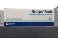 Metrigen Fuerte Progesterona,Benzoato de estradriol caja con 1 jeringa prellenada con 1ml